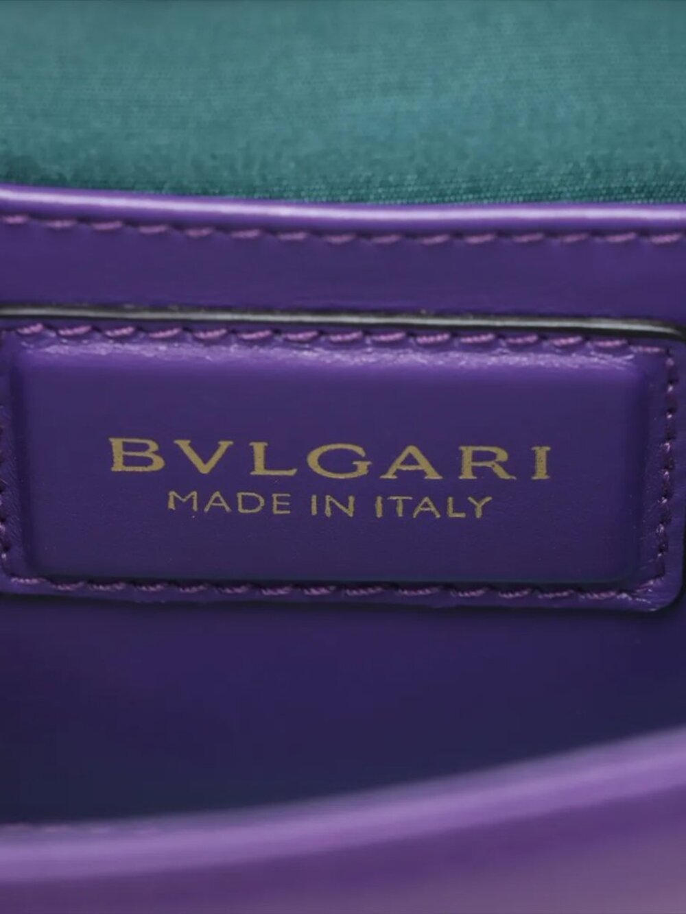 Bvlgari Purple Serpenti Flap Bag S29 MOG - Picture 7 of 9